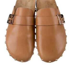 TORY BURCH LEATHER MULES